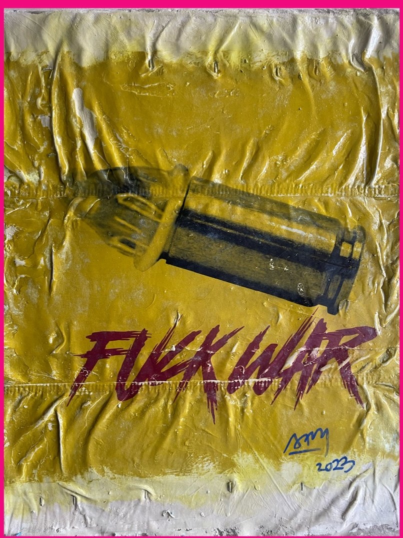 Fuck War — Spanish palette by Joaquín Morodo